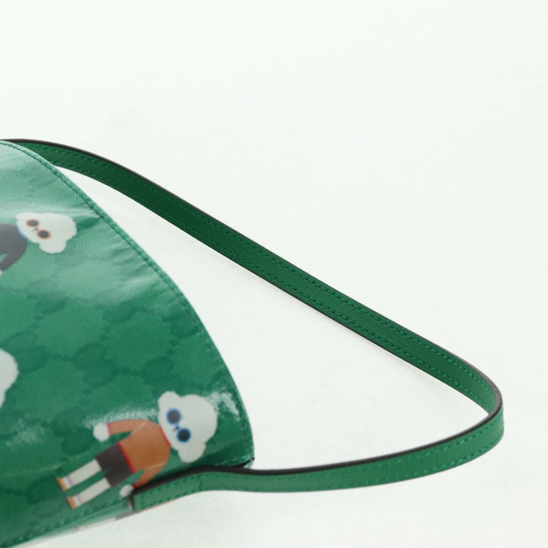 【日本直送】GUCCI GG 水晶兒童金承妍包金綠色 752356 正品 144816V-13