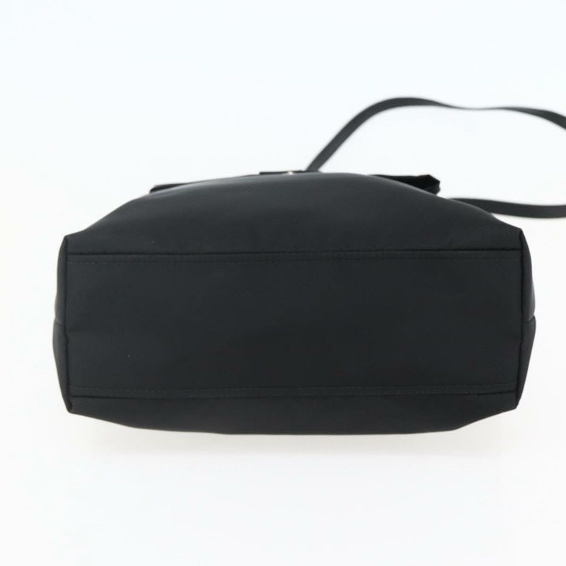【日本直送】PRADA 手提包 尼龍 2 向 黑色 銀色 正品 139041V-4