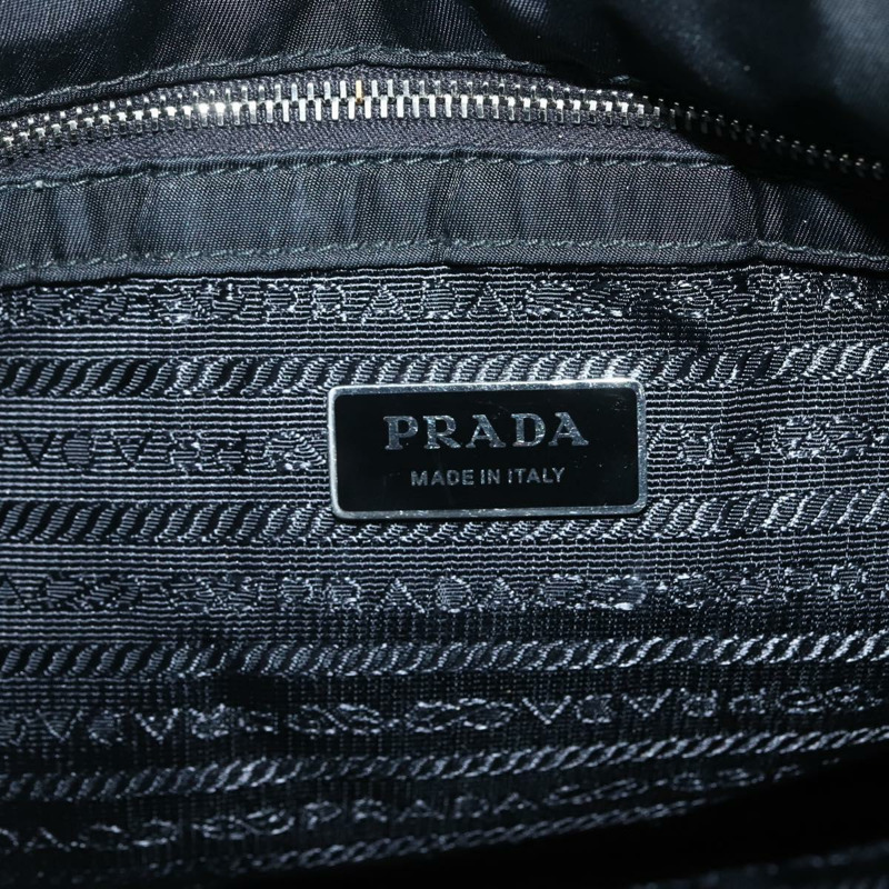 【日本直送】PRADA 手提包 尼龍 2 向 黑色 銀色 正品 139041V-20