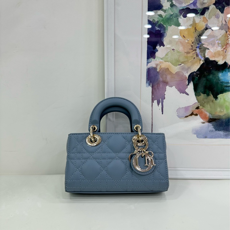 迪奧/Dior mini橫版戴妃三格 D-joy 原始成色 23年編碼-1