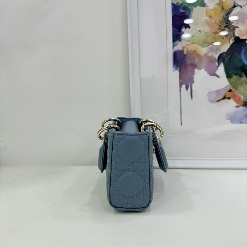 迪奧/Dior mini橫版戴妃三格 D-joy 原始成色 23年編碼-3