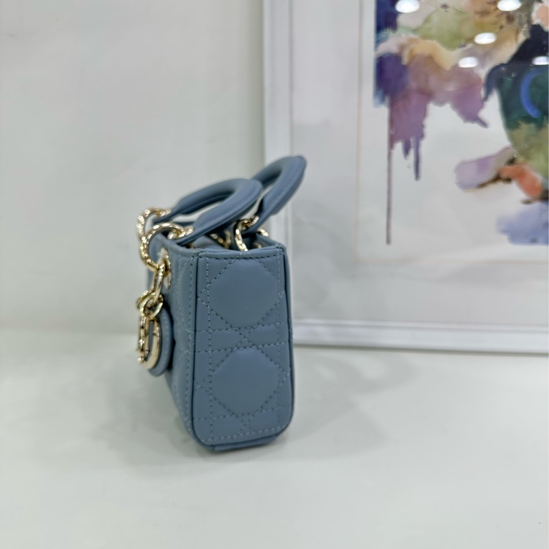 迪奧/Dior mini橫版戴妃三格 D-joy 原始成色 23年編碼-4