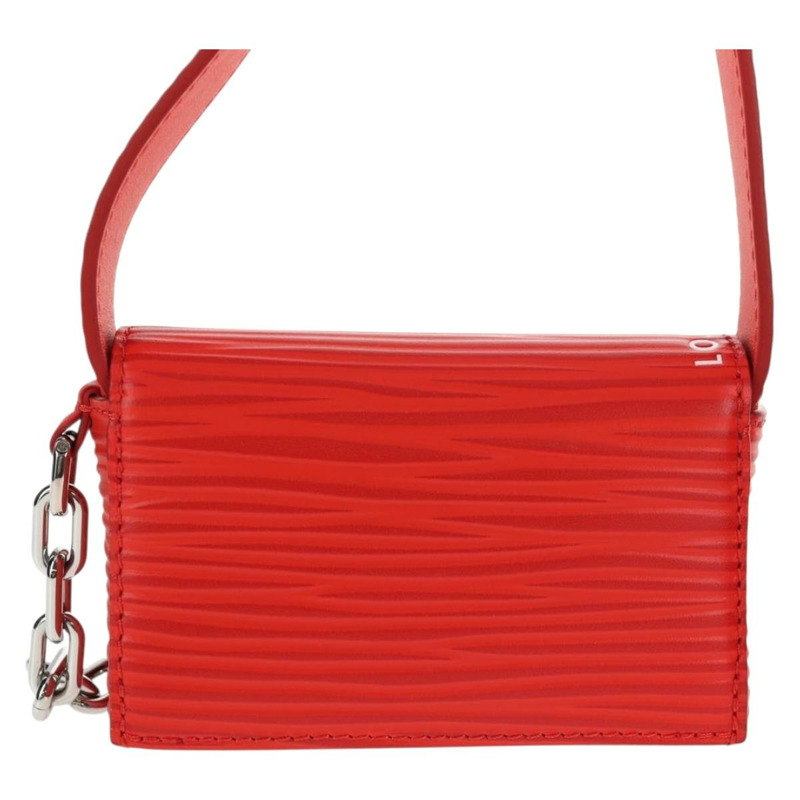 【日本直送】路易威登 Micro Steamer 皮革肩背包 紅色 M23837 LV 正品 137151M-1