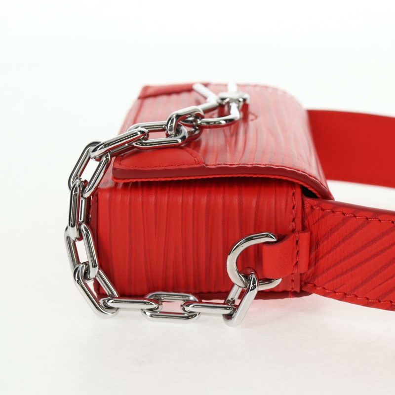 【日本直送】路易威登 Micro Steamer 皮革肩背包 紅色 M23837 LV 正品 137151M-2