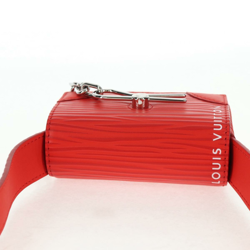 【日本直送】路易威登 Micro Steamer 皮革肩背包 紅色 M23837 LV 正品 137151M-5