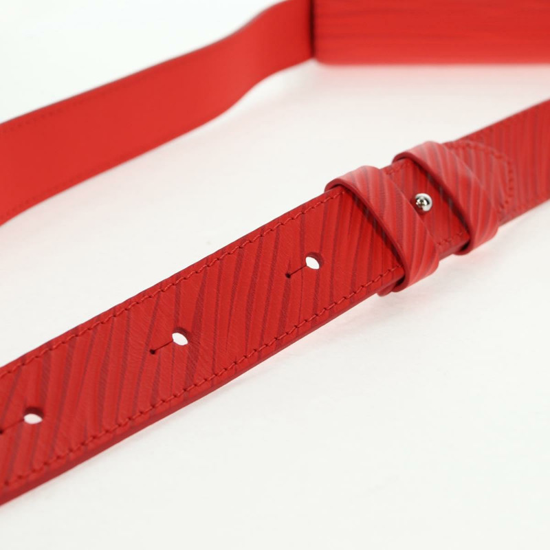 【日本直送】路易威登 Micro Steamer 皮革肩背包 紅色 M23837 LV 正品 137151M-7