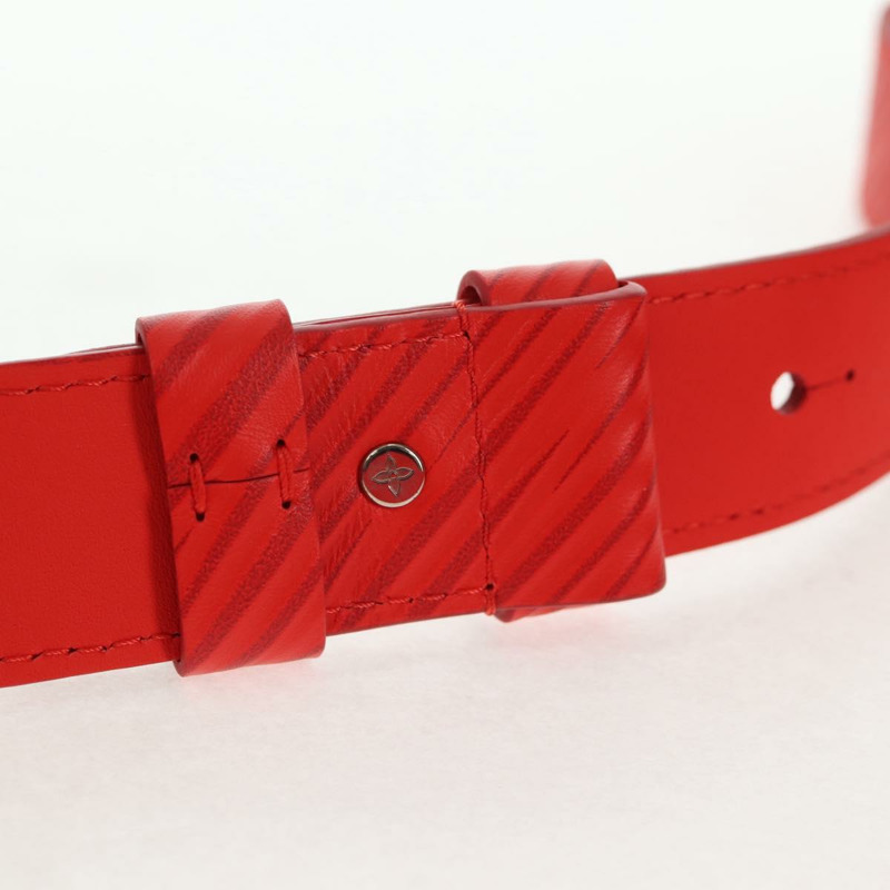 【日本直送】路易威登 Micro Steamer 皮革肩背包 紅色 M23837 LV 正品 137151M-8