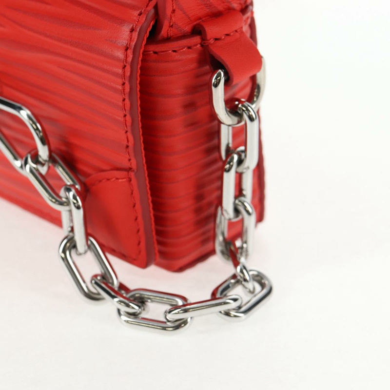 【日本直送】路易威登 Micro Steamer 皮革肩背包 紅色 M23837 LV 正品 137151M-9