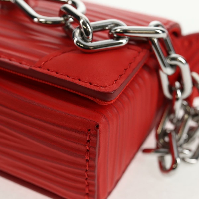 【日本直送】路易威登 Micro Steamer 皮革肩背包 紅色 M23837 LV 正品 137151M-15