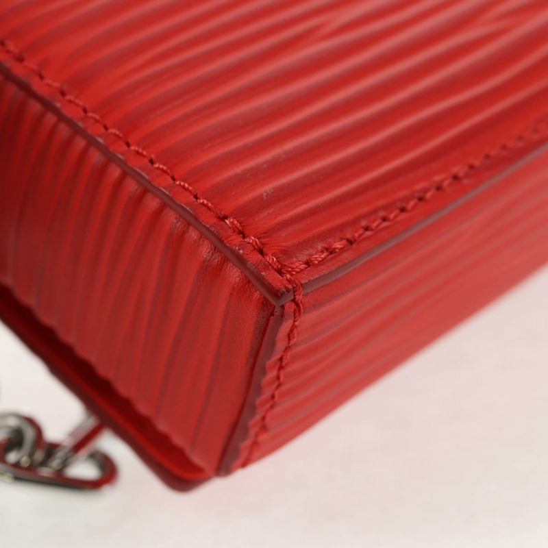 【日本直送】路易威登 Micro Steamer 皮革肩背包 紅色 M23837 LV 正品 137151M-16