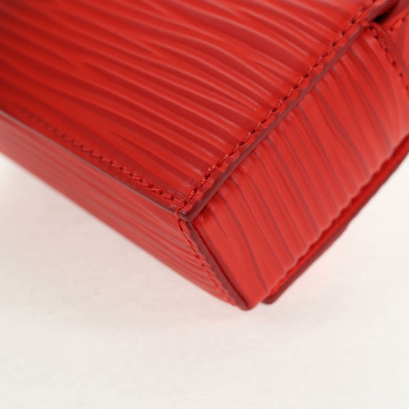 【日本直送】路易威登 Micro Steamer 皮革肩背包 紅色 M23837 LV 正品 137151M-17