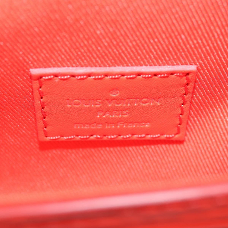 【日本直送】路易威登 Micro Steamer 皮革肩背包 紅色 M23837 LV 正品 137151M-21