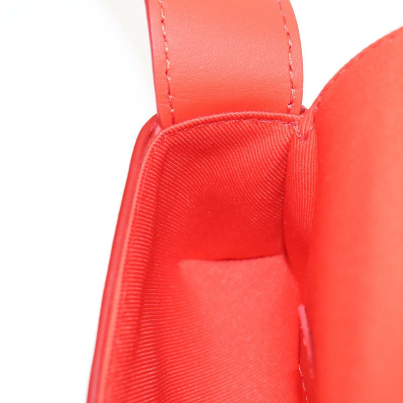 【日本直送】路易威登 Micro Steamer 皮革肩背包 紅色 M23837 LV 正品 137151M-23