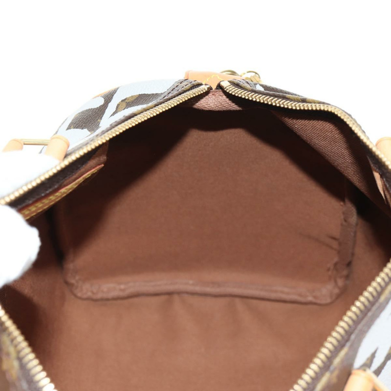 【日本直送】路易威登 Monogram Graffiti Speedy 30 手提包白色 M92195 LV 授權 128933V-22