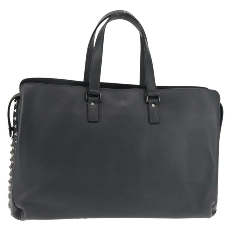 【日本直送】VALENTINO 商務包 皮革 灰色 銀色 正品 bs29682-0