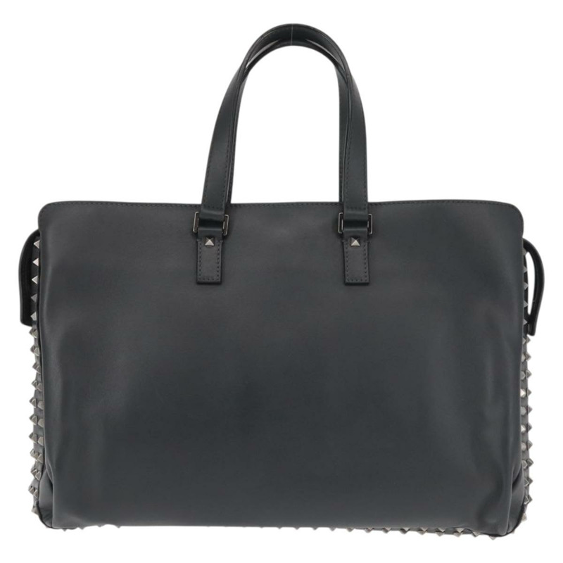 【日本直送】VALENTINO 商務包 皮革 灰色 銀色 正品 bs29682-1