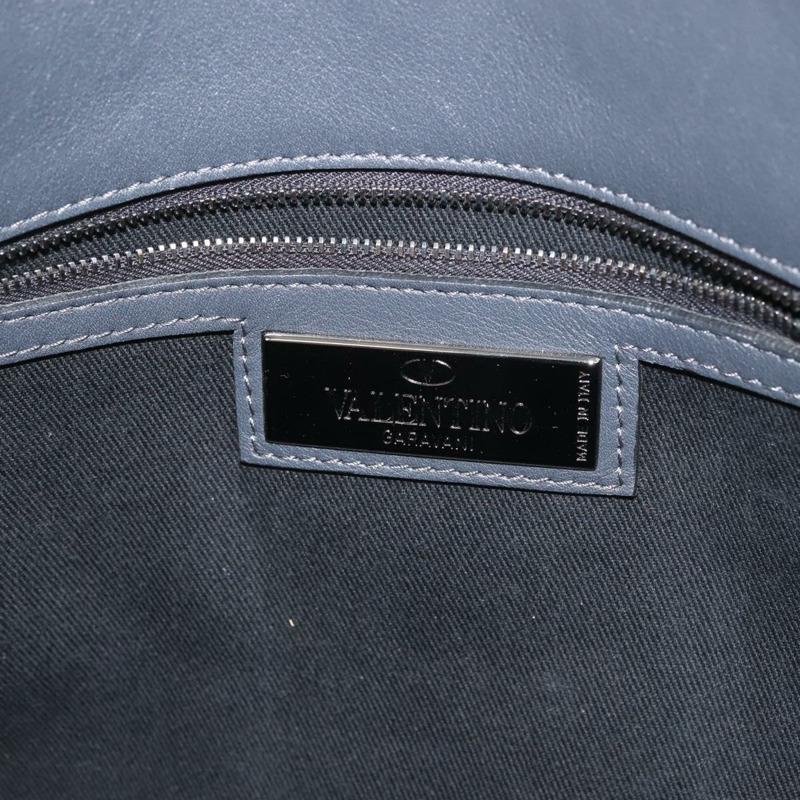 【日本直送】VALENTINO 商務包 皮革 灰色 銀色 正品 bs29682-17