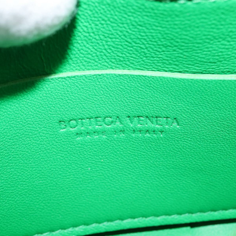 【日本直送】BOTTEGA VENETA MAXI INTRECCIATO 糖果盒式包皮革綠色正品 bs29580-16