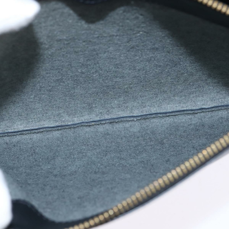 【日本直送】CELINE Trio 肩背包 皮革 黑金 正品 141219V-23