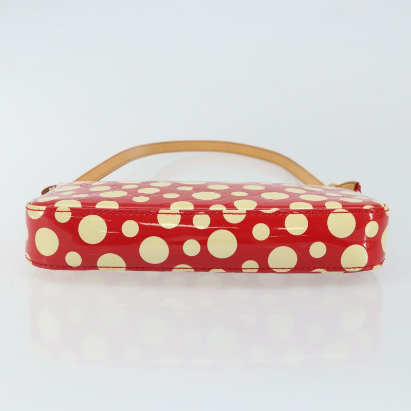 【日本直送】路易威登 Vernis Yayoi Kusama 手拿包配件紅色 M91428 正品 141217A-4