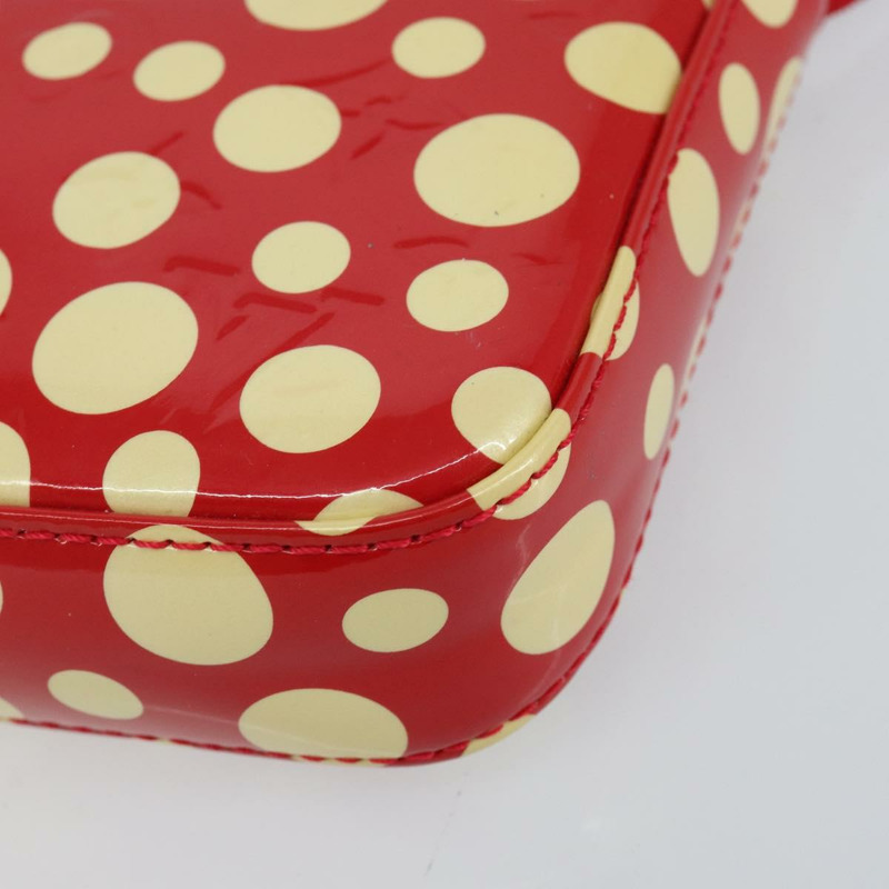 【日本直送】路易威登 Vernis Yayoi Kusama 手拿包配件紅色 M91428 正品 141217A-7