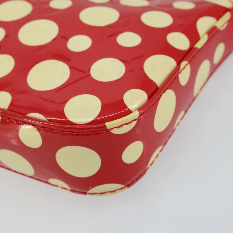 【日本直送】路易威登 Vernis Yayoi Kusama 手拿包配件紅色 M91428 正品 141217A-15