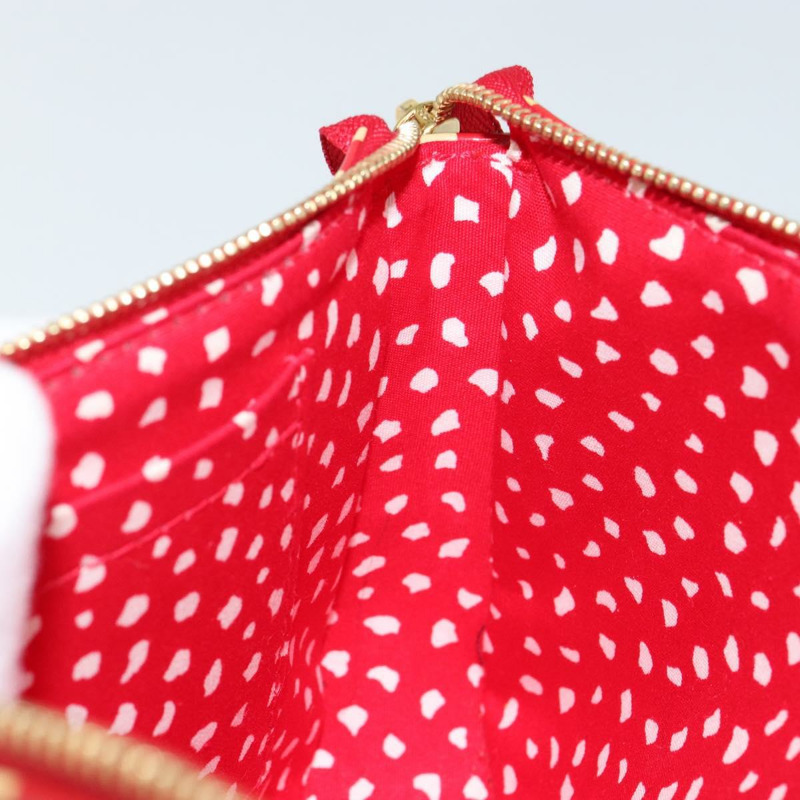 【日本直送】路易威登 Vernis Yayoi Kusama 手拿包配件紅色 M91428 正品 141217A-18