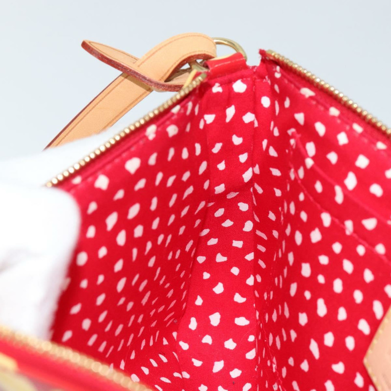 【日本直送】路易威登 Vernis Yayoi Kusama 手拿包配件紅色 M91428 正品 141217A-20