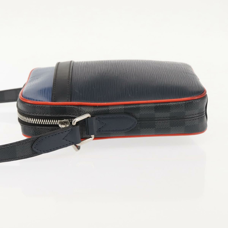 【日本直送】路易威登 Epi Damier 石墨 Danube 小號包海軍藍 M51460 LV 正品 BA6348-3