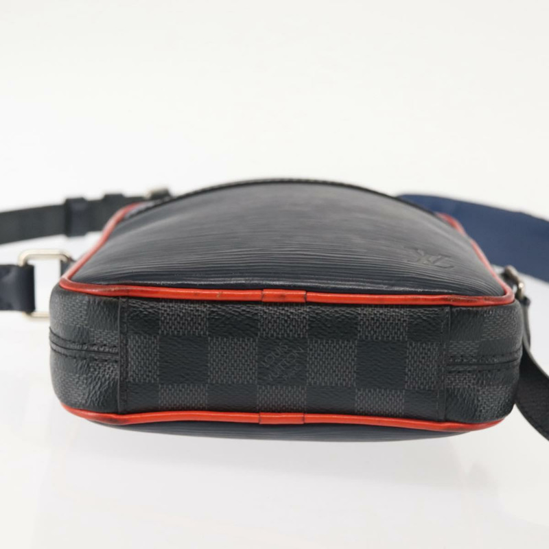 【日本直送】路易威登 Epi Damier 石墨 Danube 小號包海軍藍 M51460 LV 正品 BA6348-4