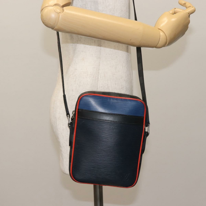 【日本直送】路易威登 Epi Damier 石墨 Danube 小號包海軍藍 M51460 LV 正品 BA6348-21