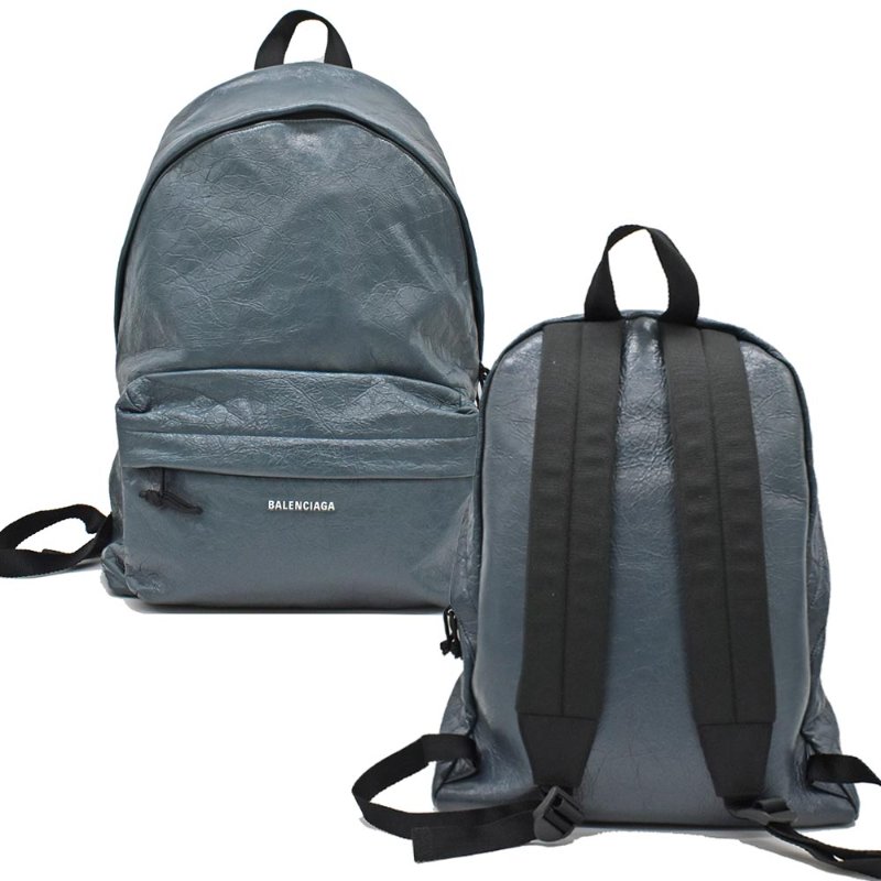 【門市全新現貨】BALENCIAGA 巴黎世家 Explorer 小羊皮拉鍊後背包 (附原廠防塵袋)-0