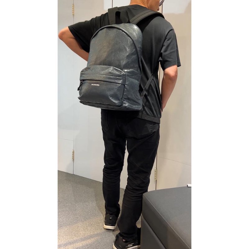 【門市全新現貨】BALENCIAGA 巴黎世家 Explorer 小羊皮拉鍊後背包 (附原廠防塵袋)-5