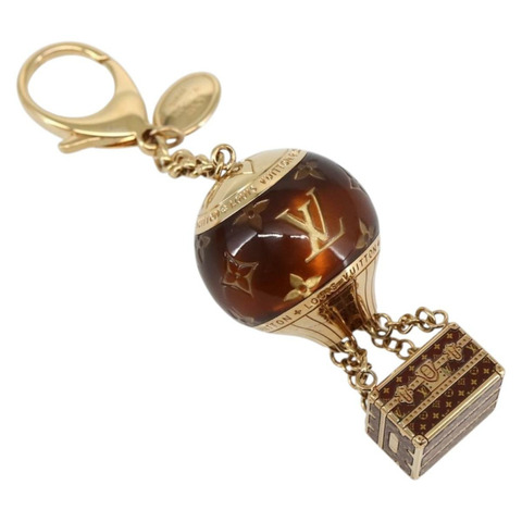 LOUIS VUITTON BijouxSac Montgolfier Charm 金屬金色 M66370 LV Auth 145064A