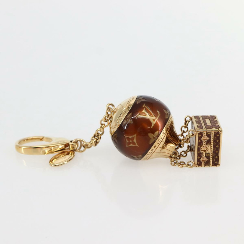【日本直送】LOUIS VUITTON BijouxSac Montgolfier Charm 金屬金色 M66370 LV Auth 145064A-2