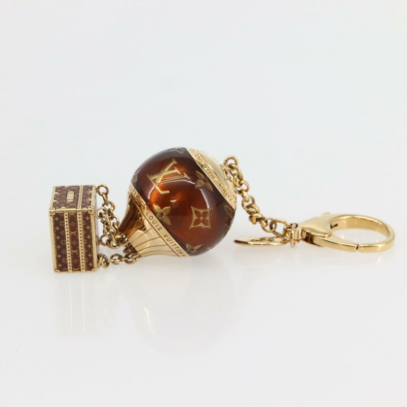 【日本直送】LOUIS VUITTON BijouxSac Montgolfier Charm 金屬金色 M66370 LV Auth 145064A-3