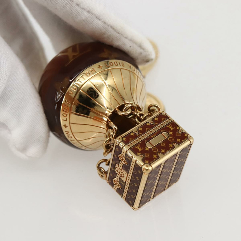【日本直送】LOUIS VUITTON BijouxSac Montgolfier Charm 金屬金色 M66370 LV Auth 145064A-6