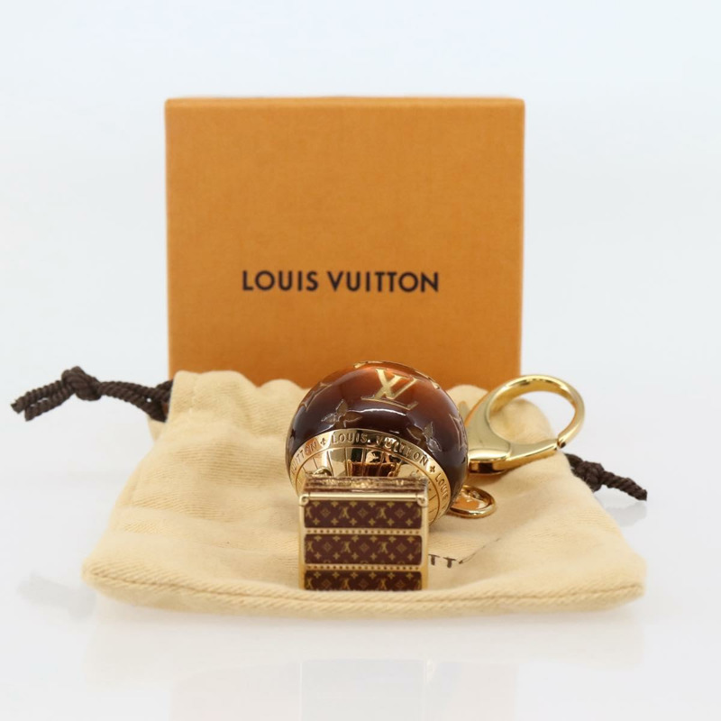 【日本直送】LOUIS VUITTON BijouxSac Montgolfier Charm 金屬金色 M66370 LV Auth 145064A-11