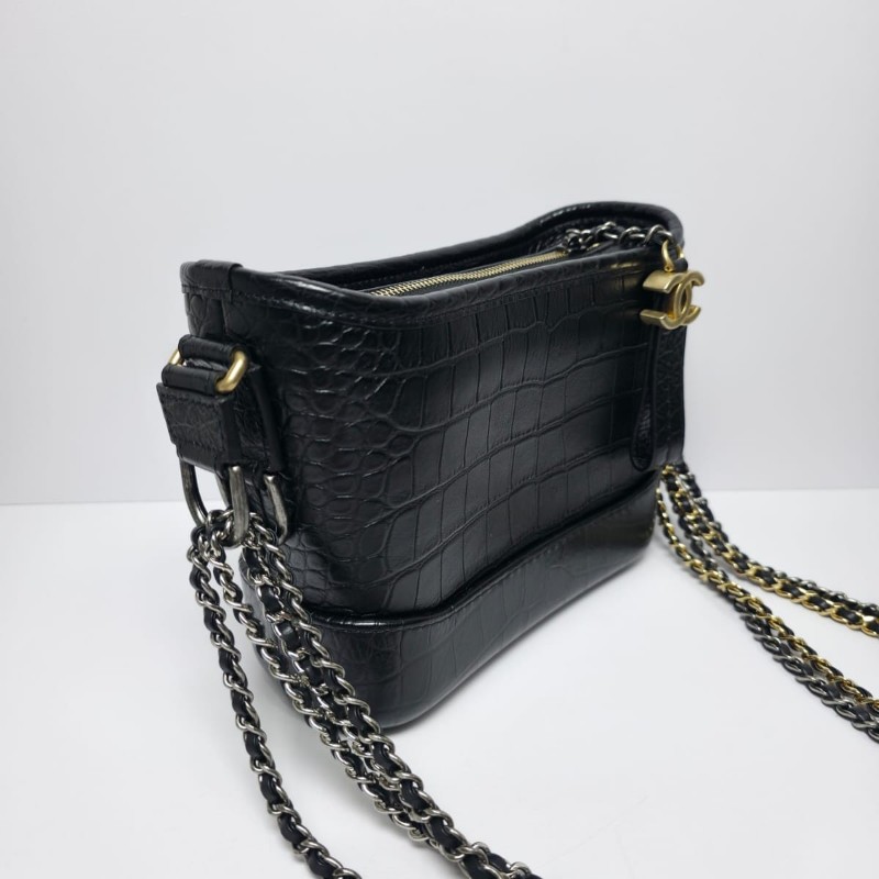 Chanel 黑色Gabrielle Small Hobo Bag with Handle-3
