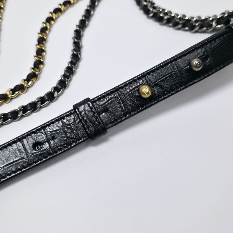 Chanel 黑色Gabrielle Small Hobo Bag with Handle-17