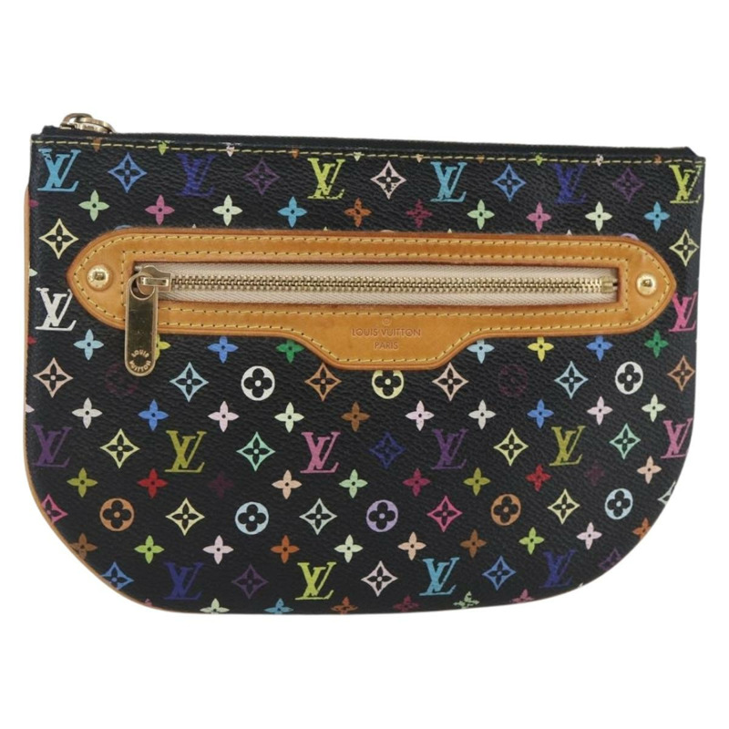 【日本直送】路易威登 Monogram 多色 Pochette GM 手拿包 黑色 M60027 LV 正品 144890V-0