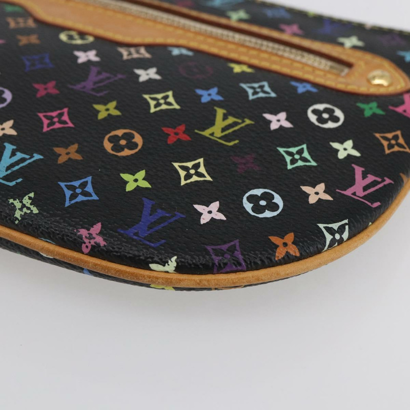 【日本直送】路易威登 Monogram 多色 Pochette GM 手拿包 黑色 M60027 LV 正品 144890V-6