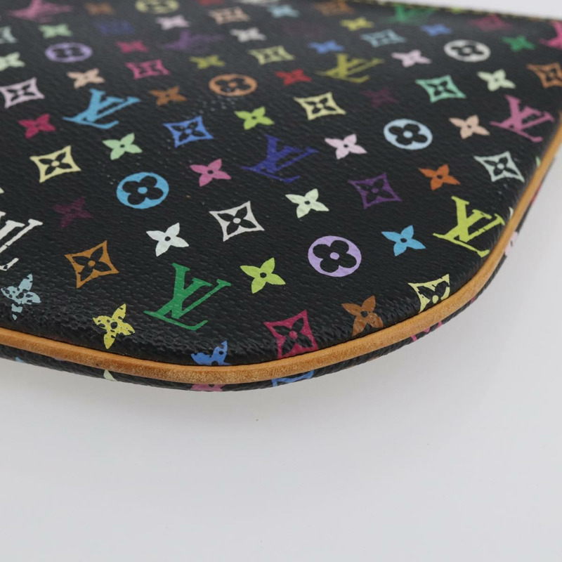 【日本直送】路易威登 Monogram 多色 Pochette GM 手拿包 黑色 M60027 LV 正品 144890V-14