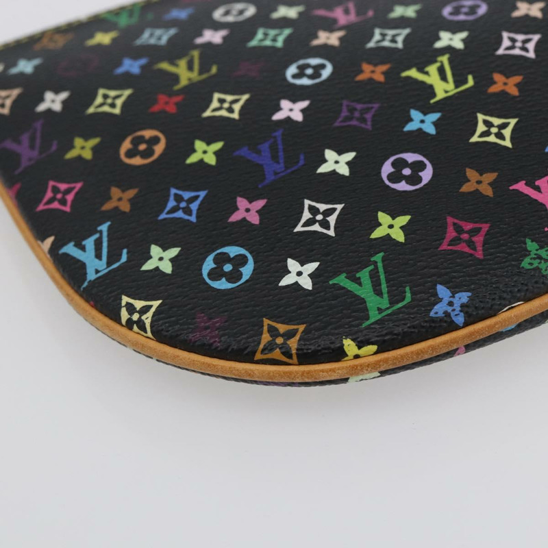 【日本直送】路易威登 Monogram 多色 Pochette GM 手拿包 黑色 M60027 LV 正品 144890V-15