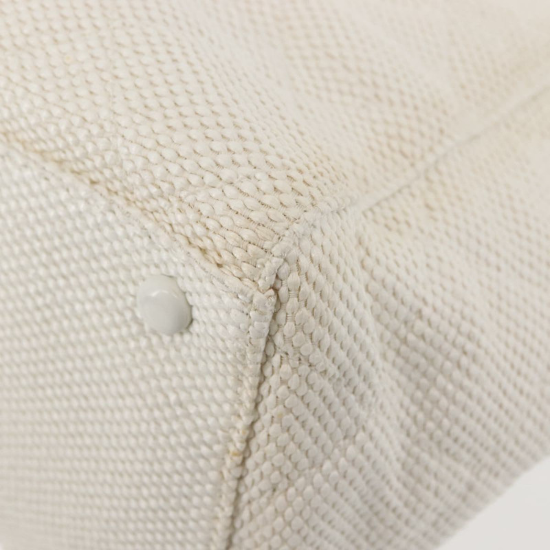 【日本直送】香奈兒塑膠鏈條托特包 草編金白 CC 正品 BA6435-13