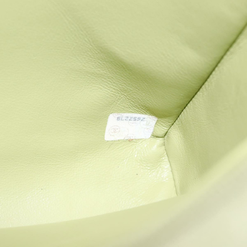 【日本直送】香奈兒 Matelasse 單肩包 絨面革 綠金 CC 正品 144342-23