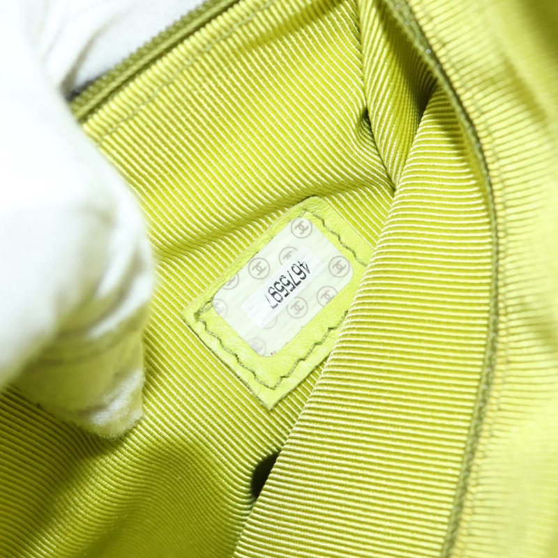 【日本直送】香奈兒 Matelasse 手提包 小羊皮 黃色 CC 正品 143163V-21