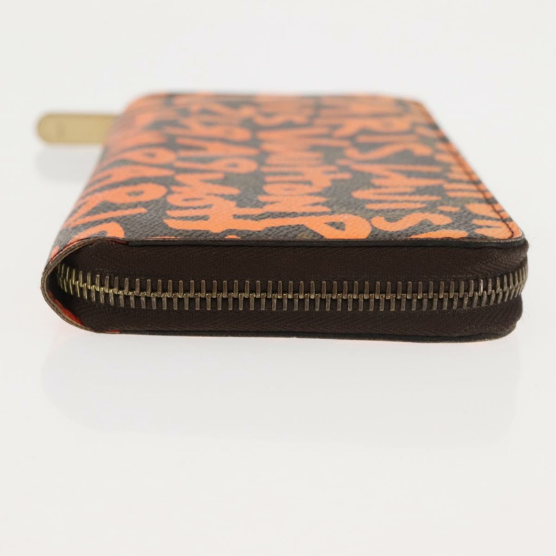 【日本直送】路易威登 Monogram Graffiti Zippy 皮夾長橙色 M93711 LV 授權 145791-3