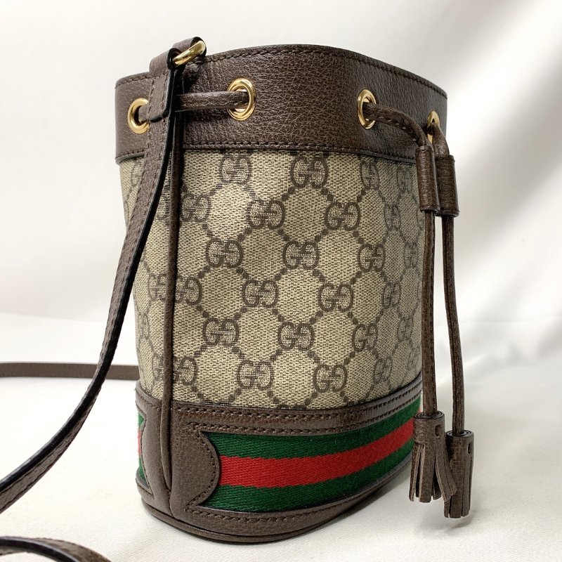 GUCCI 老花迷你水桶包-3