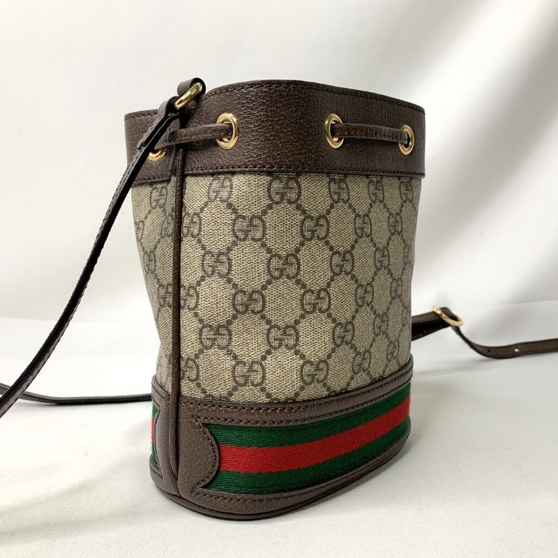 GUCCI 老花迷你水桶包-5